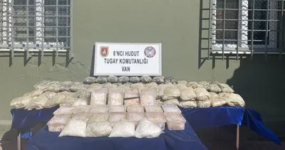 Van'da uyuşturucu operasyonu: 91 kilo uyuşturucu ele geçirildi #van