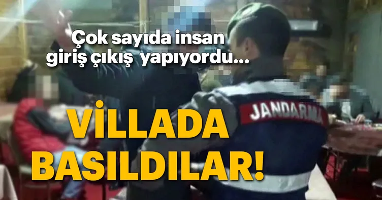 Mührü bozan kumarbazları Jandarma yakaladı!
