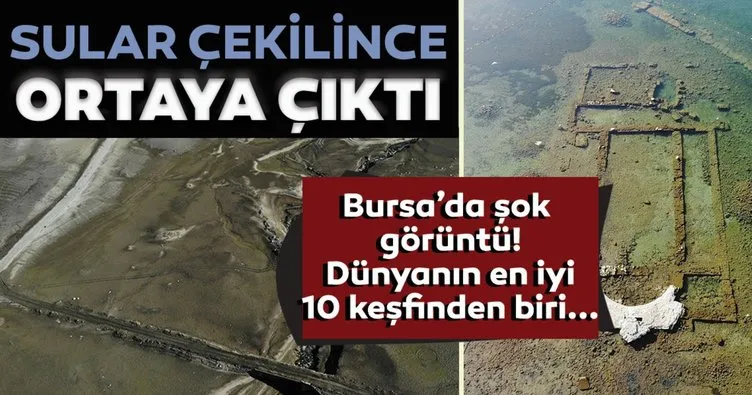 Dünyanın en iyi 10 keşfi arasında yer alıyordu! Bursa’da kuraklık olunca gün yüzüne çıktı...
