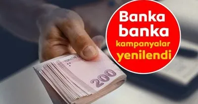 20 bin TL’ye varan faizsiz kredi fırsatı sunuluyor! Banka banka kampanyalar güncellendi