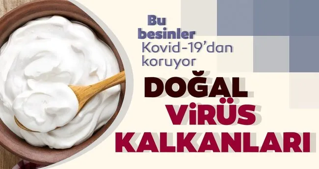 Yoğurt ve kefir koronavirüsten koruyor