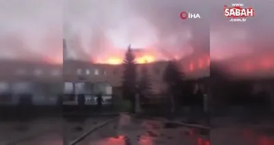 Rus ordusu, Donetsk’te hastaneyi vurdu! İşte ilk görüntüler | Video
