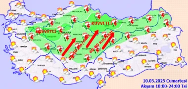 Meteoroloi açıkladı! Sıcaklara sağanak ve rüzgar molası! İstanbul dahil 23 il için uyarı!
