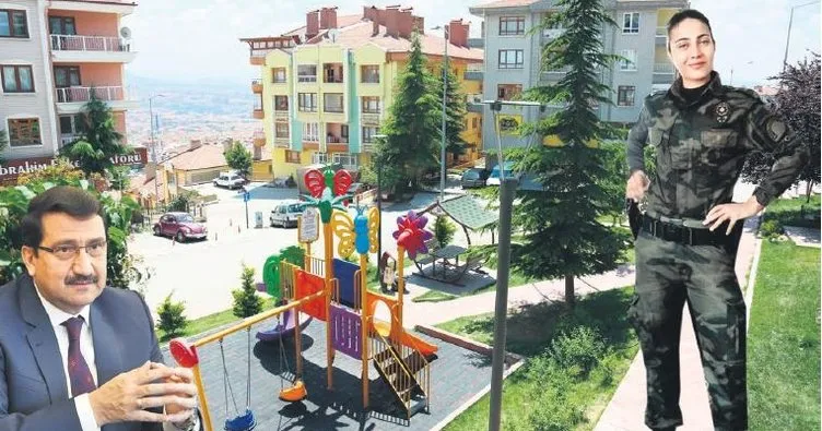 Şehidin parkını gören ev aranıyor