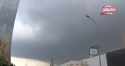 Son dakika: İstanbul’da yoğun dolu ve yağmur yağışı | Video