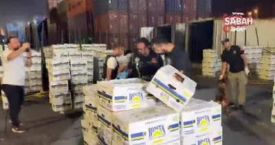 Mersin Limanı’nda 610 kilogram kokain ele geçirildi | Video