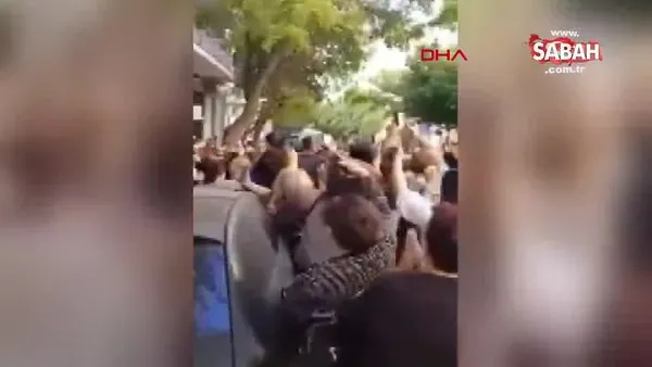 Atina'da eski Gürcistan Devlet Başkanı Saakashvili'ye yumruklu saldırı | Video