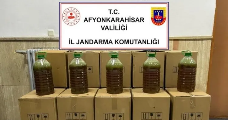 Afyonkarahisar’da kaçak zeytinyağı operasyonu: Sahte ürün ticareti engellendi!