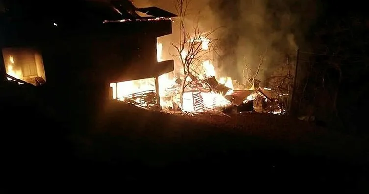 Artvin Dereiçi’ndeki yangının nedeni ortaya çıktı: Kıvılcım köyü yaktı!