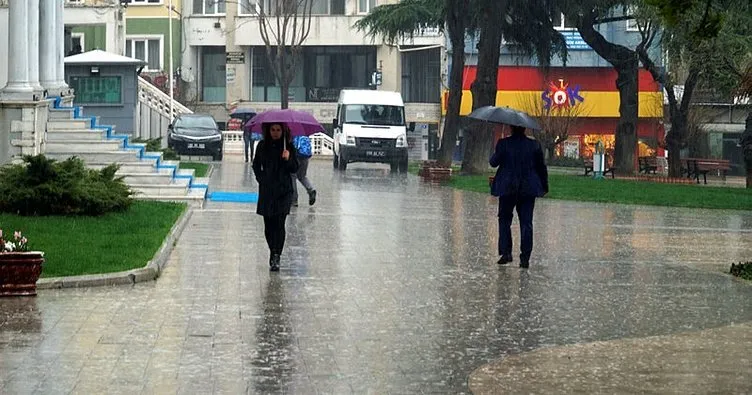 Tekirdağ’da sağanak