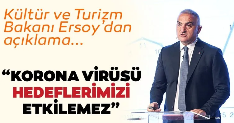 Kültür ve Turizm Bakanı Mehmet Nuri Ersoy’dan korona virüsü açıklaması