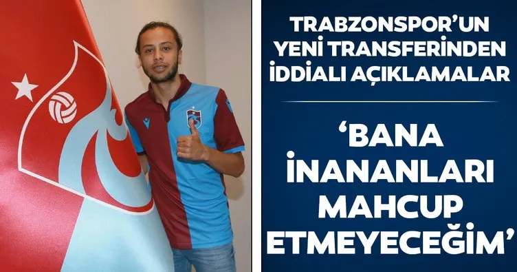 Trabzonspor yeni transferi Taha Tunç için imza töreni düzenledi