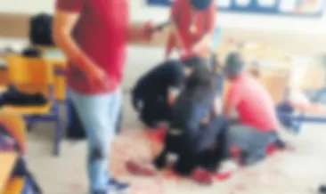 Okulda kelebek bıçaklı dehşet