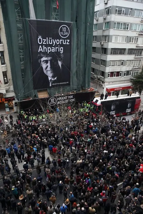 Hrant Dink öldürülmesinin 10. yılında anıldı