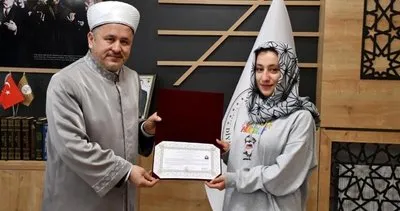 Gürcistanlı kız öğrenci Müslüman oldu #kutahya