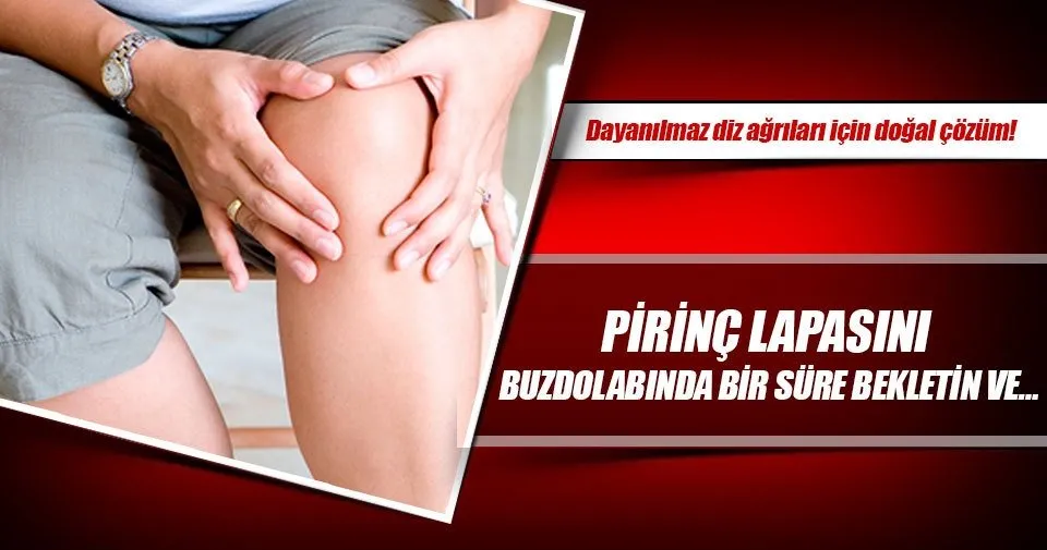 dayanilmaz diz agrilari icin dogal