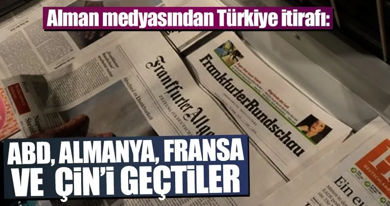 Alman medyasından Türkiye itirafı
