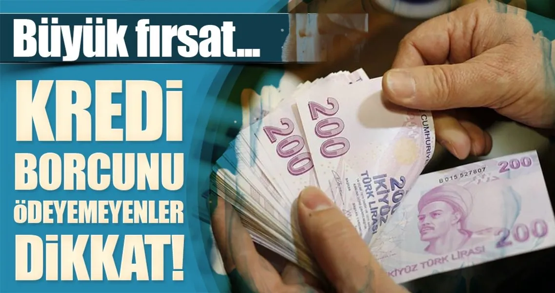 banka kredi borcu olanlar dikkat