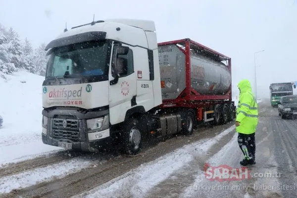 Bolu Dağı TIR geçişlerine kapatıldı