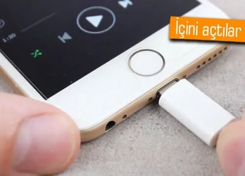 Lightning - 3,5 mm kulaklık dönüştürücü adaptörün sırrı çözüldü!