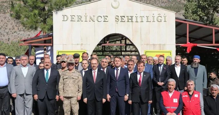 Siirt’in Baykan ilçesine bağlı derince köyü şehitleri anıldı