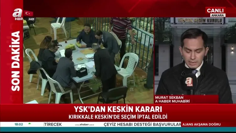 YSK'dan Keskin kararı