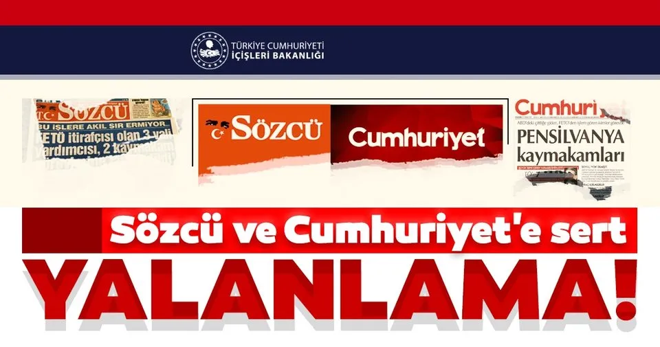 cumhuriyet e sert yalanlama