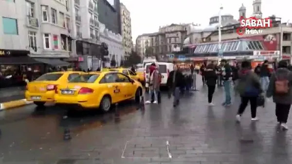 Taksim’de 15 TL'lik yola 50 TL isteyen taksiciler turistleri böyle isyan ettirdi