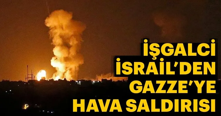 İşgalci İsrail ordusu Gazze şeridini bombalamaya başladı