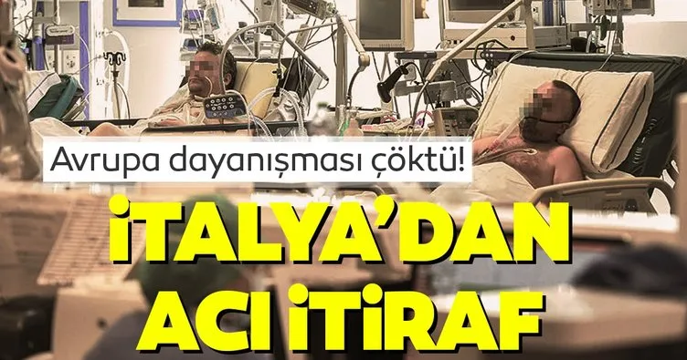 AB dayanışması çöktü! İtalya’dan acı itiraf