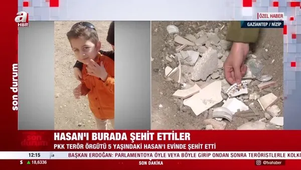 Terör örgütü PKK'nın saldırısı onu hayattan kopardı... İşte minik Hasan'ın şehit olduğu o ev! | Video