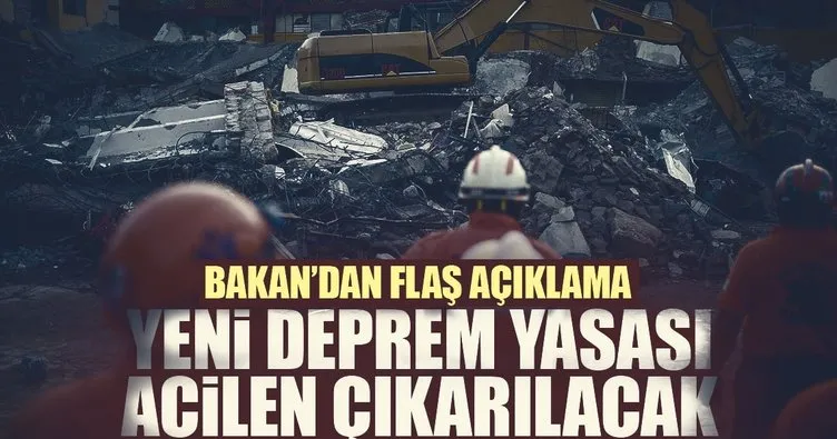Bakan Özhaseki: KHK ile acilen yeni deprem yasası çıkacak
