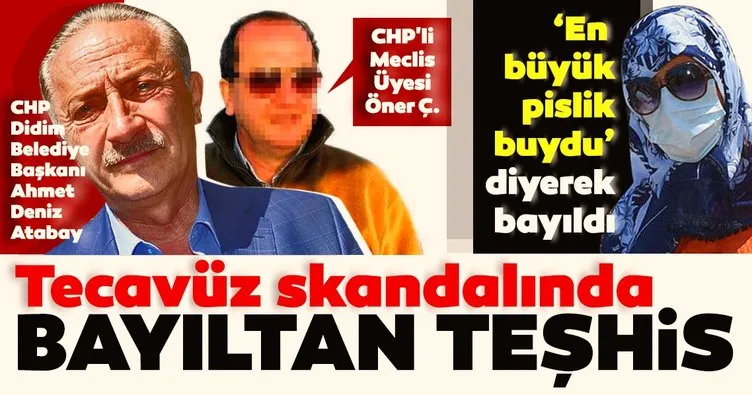 Tecavüz skandalında bayıltan teşhis