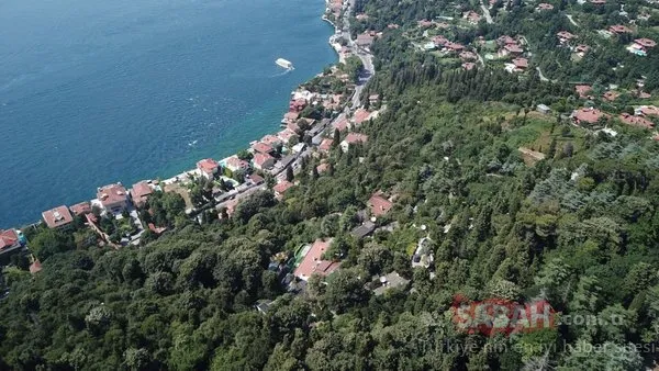 Havadan fotoğraflandı! İşte Adnan Oktar'ın Çengelköy'deki malikanesi...