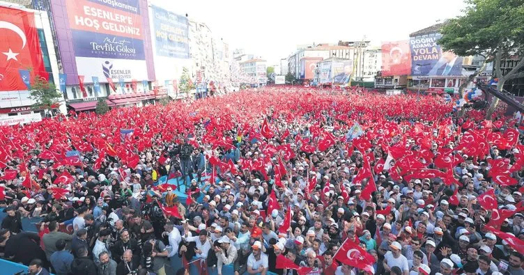 Milletimiz ‘istikrar sürsün, Türkiye büyüsün’ diyor