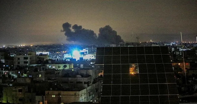 İsrail savaş uçakları, gece boyunca Gazze Şeridi’ni bombaladı İsrail savaş uçakları, gece boyunca Gazze Şeridi’ni bombaladı