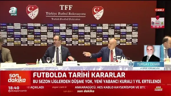 A Spor yorumcusu Turgay Demir yeni kararları değerlendirdi!