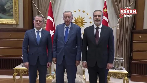 Başkan Erdoğan, Azerbaycan Dışişleri Bakanı Ceyhun Bayramov’u kabul etti | Video