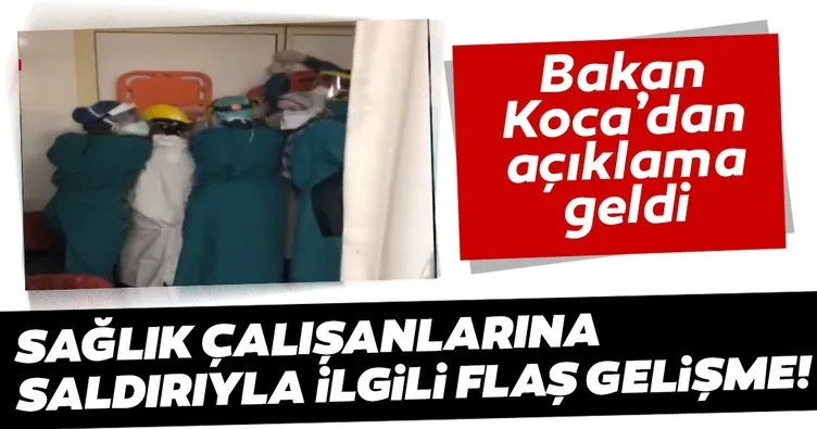 Son dakika: Sağlık Bakanı Fahrettin Koca’dan Ankara’da sağlık çalışanlarına saldırıyla ilgili açıklama