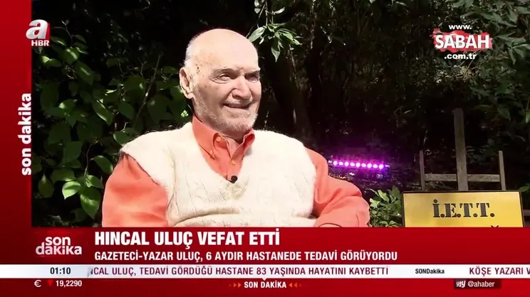 Son dakika: Hıncal Uluç hayatını kaybetti | Video