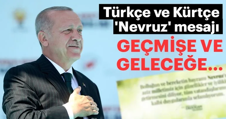 Başkan Erdoğan’dan Türkçe ve Kürtçe ’Nevruz’ mesajı