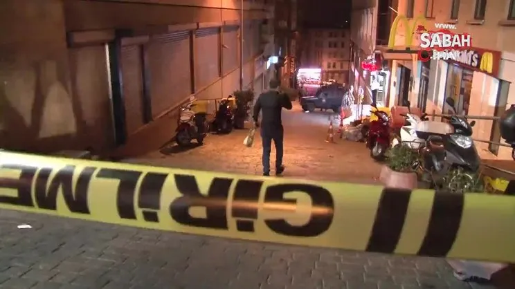 İstanbul Taksim Kazancı Yokuşu'nda korkutan patlama!