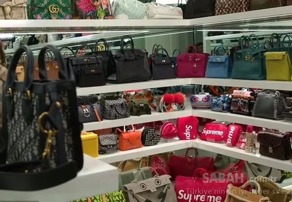 Serveti dudak uçuklatıyor! Sadece çanta koleksiyonu bile...