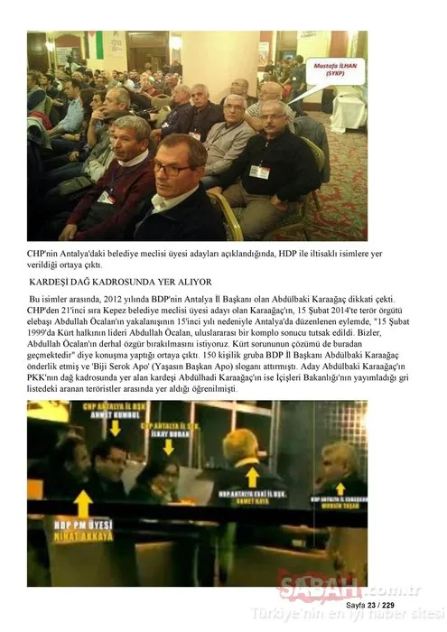 İşte CHP, Saadet Partisi ve İYİ Parti'nin PKK ile bağlantılı adayları!