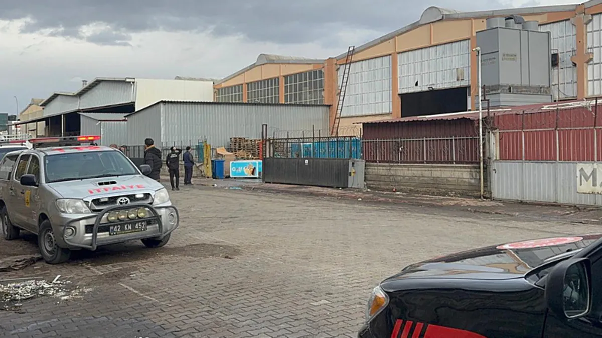 Konya’da bir depoda amonyak gazı paniği!