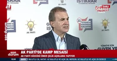 AK Parti Sözcüsü Ömer Çelik: Cumhur İttifakı’nın adayı Recep Tayyip Erdoğan’dır! Muhalefet de çıksın adayını açıklasın