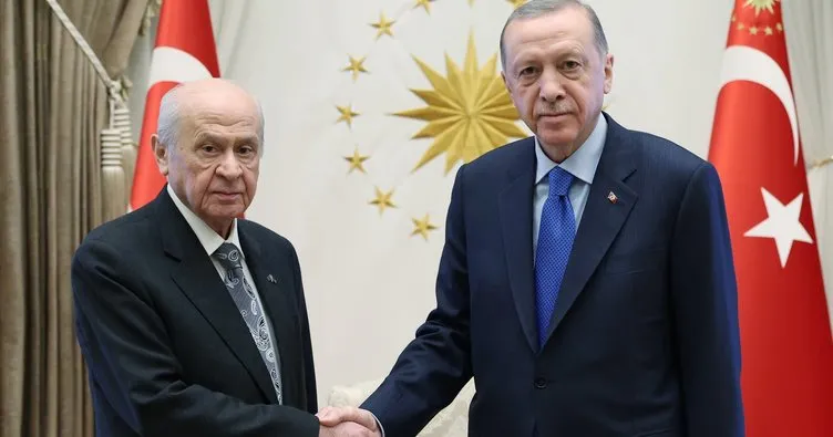 Son dakika: Başkan Erdoğan MHP lideri Bahçeli’yi kabul etti