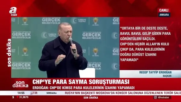 Cumhurbaşkanı Erdoğan Ankara'da vatandaşlara hitap etti