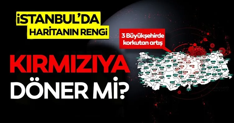 Bakan Koca paylaştı! İşte il il koronavirüs haftalık vaka sayıları.. İstanbul’da haritanın rengi kırmızıya döner mi?