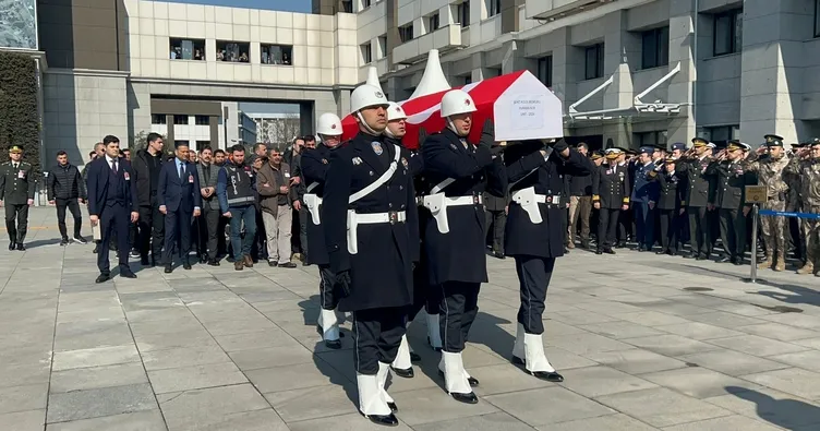 Şehit polise son görev